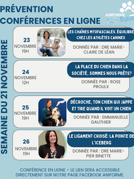 Conférences du 23 au 30 novembre 2026